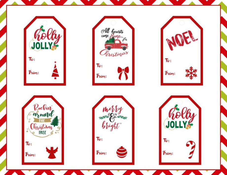 Free Printable Christmas Gift Tags - California Unpublished - FREE Printables - Printable Christmas Tags Free