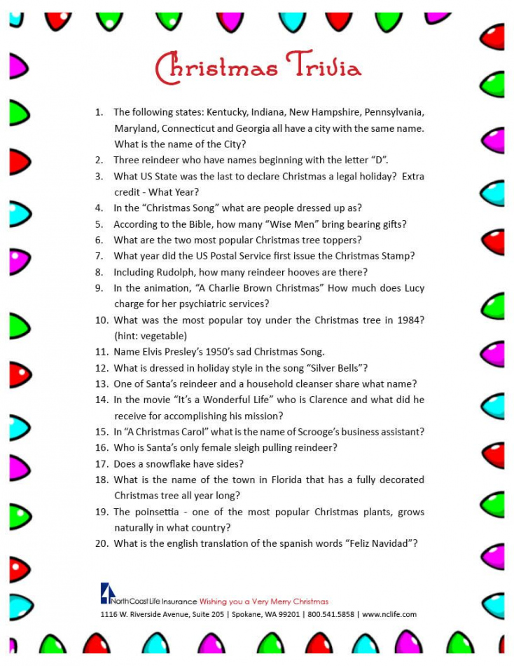 Free+Printable+Christmas+Trivia+Questions  Christmas trivia  - FREE Printables - Free Printable Christmas Trivia Questions And Answers Printable