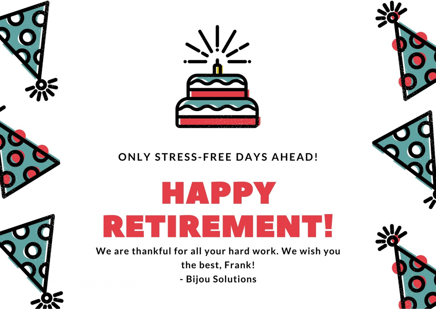 Free printable, customizable retirement card templates  Canva - FREE Printables - Free Printable Retirement Cards