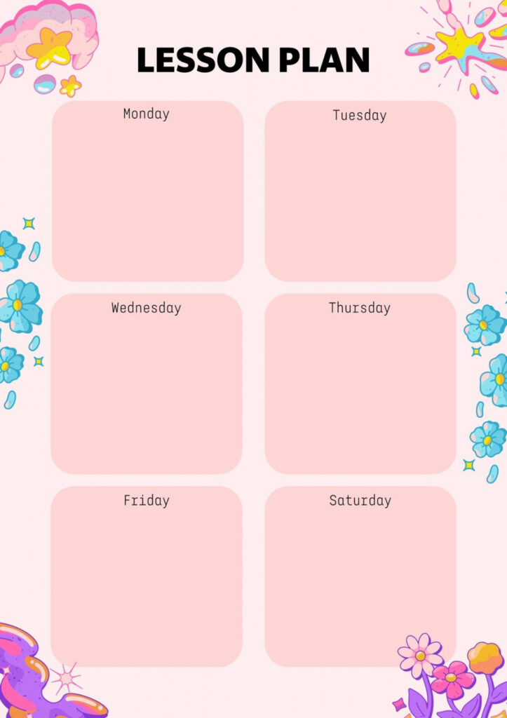 printable free lesson plan template google docs - FREE Printable HQ