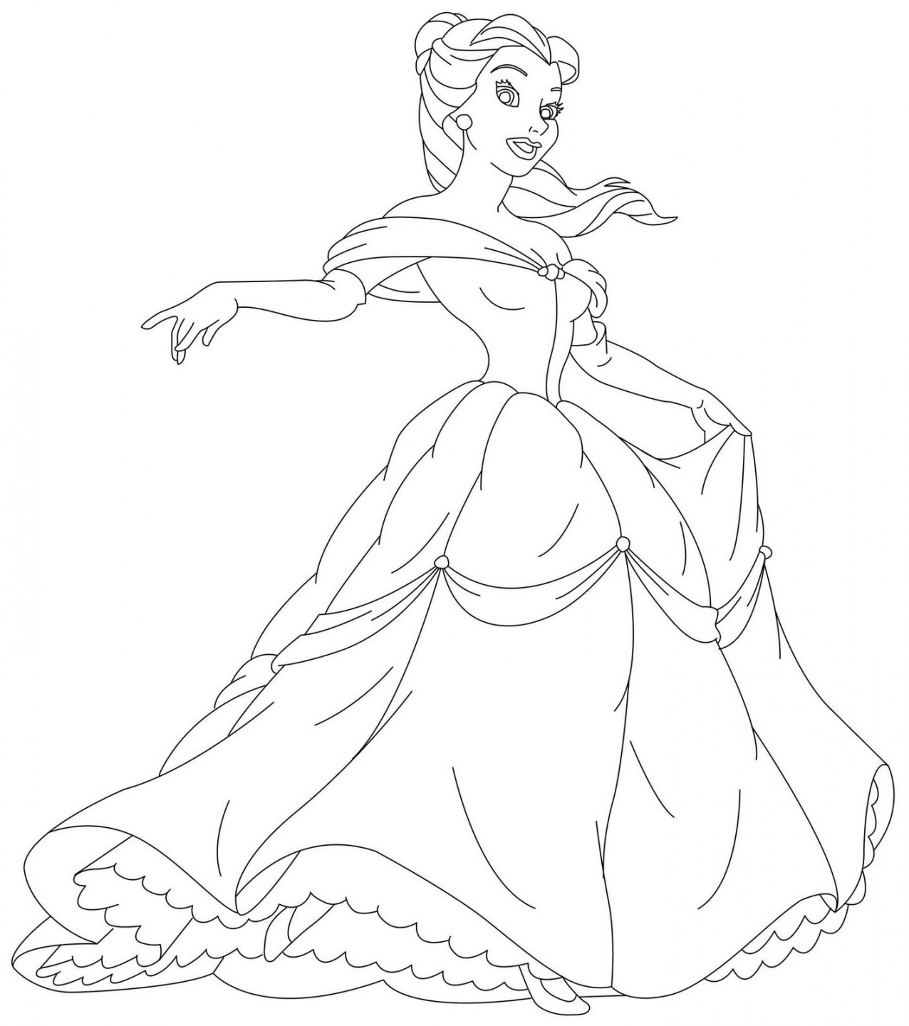 Free Printable Disney Princess Coloring Pages For Kids - FREE Printables - Disney Princess Free Printable Coloring Pages