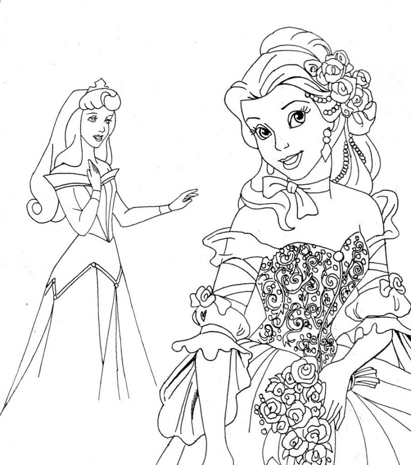 Free Printable Disney Princess Coloring Pages For Kids - FREE Printables - Free Printable Coloring Pages Disney Princesses