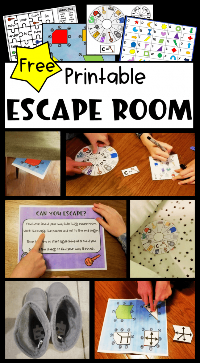 Free Printable Escape Room For Kids - FREE Printables - Free Printable Escape Room For Kids