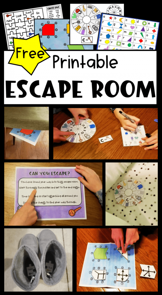 Free Printable Escape Room For Kids - FREE Printables - Free Printable Escape Room