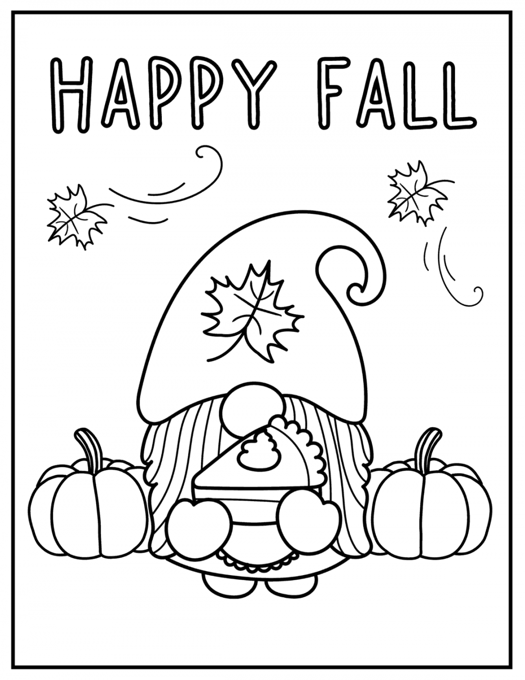 Free Printable Fall Coloring Pages - Prudent Penny Pincher - FREE Printables - Free Fall Printable Coloring Pages