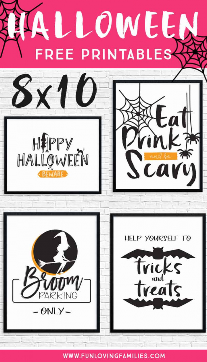 Free Printable Halloween Decorations to Spruce Up Your Holiday  - FREE Printables - Free Printable Halloween Decorations