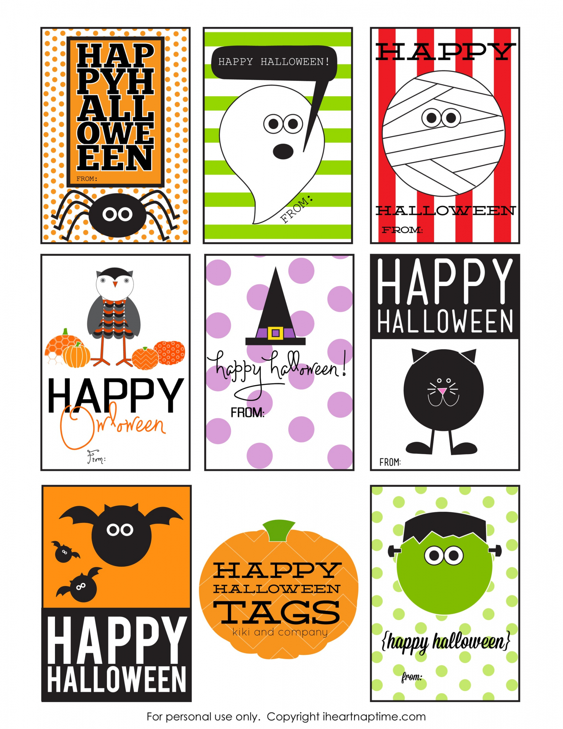 Free Printable Halloween Gift Tags  POPSUGAR Smart Living - FREE Printables - Free Printable Halloween Gift Tags Printable