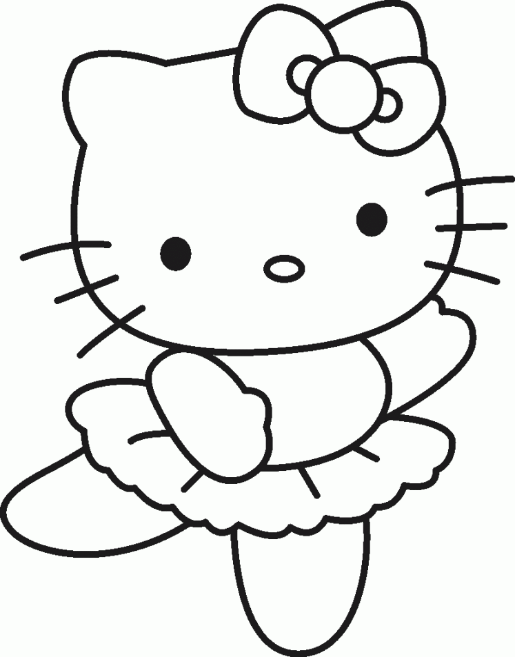 Free Printable Hello Kitty Coloring Pages For Kids - FREE Printables - Free Printable Coloring Pages Of Hello Kitty