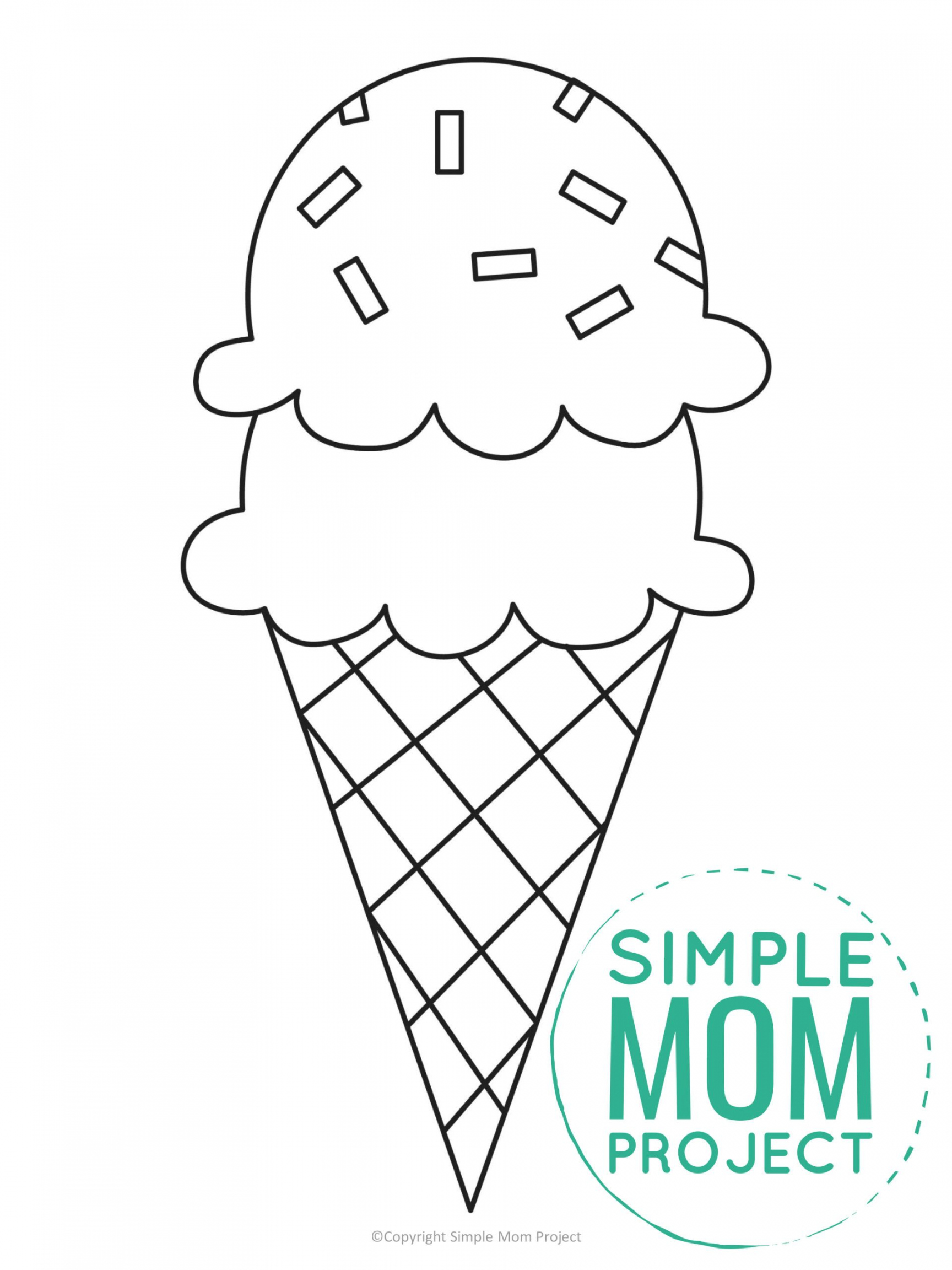 Free Printable Ice Cream Template  Ice cream template, Ice cream  - FREE Printables - Ice Cream Printable Free