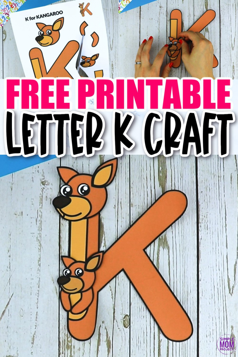 Free Printable Letter K Craft Template - Simple Mom Project - FREE Printables - Free Printable Letter K Crafts