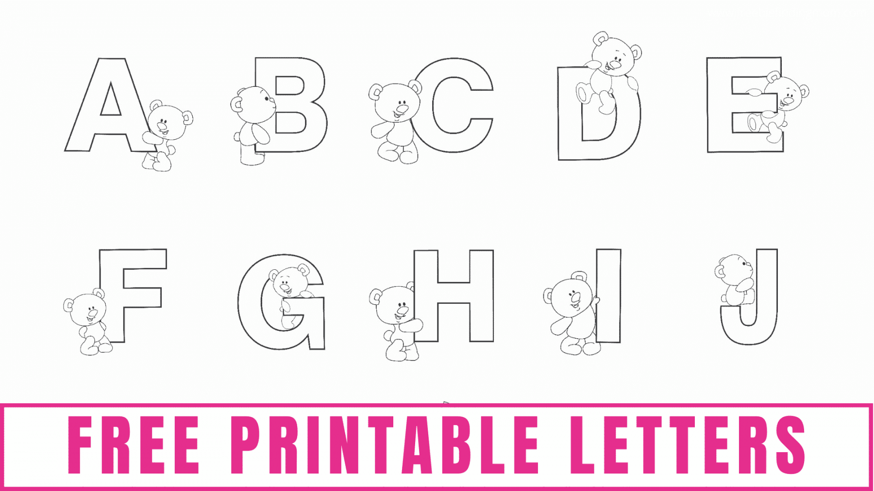 Free Printable Letters and Alphabet Letters - Freebie Finding Mom - FREE Printables - Free Printable Large Letters For Walls