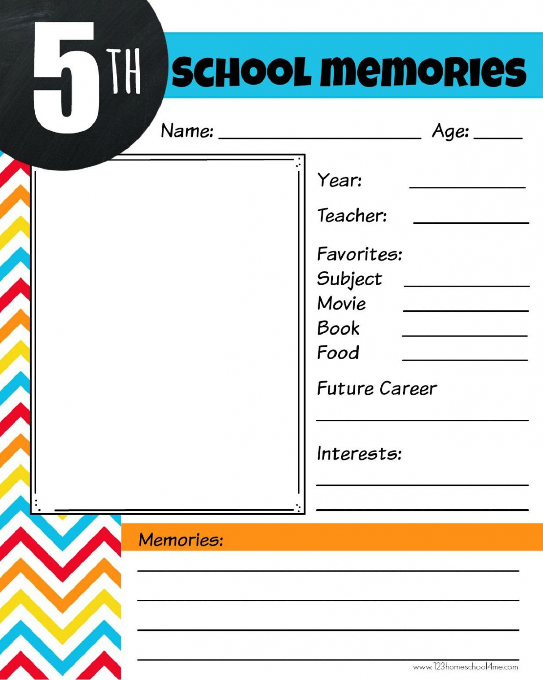 Free Printable Memory Book -  Homeschool  Me - FREE Printables - Free Printable Memory Book Templates