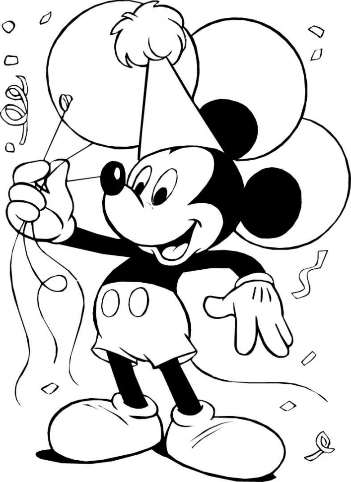Free Printable Mickey Mouse Coloring Pages For Kids - FREE Printables - Mickey Mouse Free Printable Coloring Pages