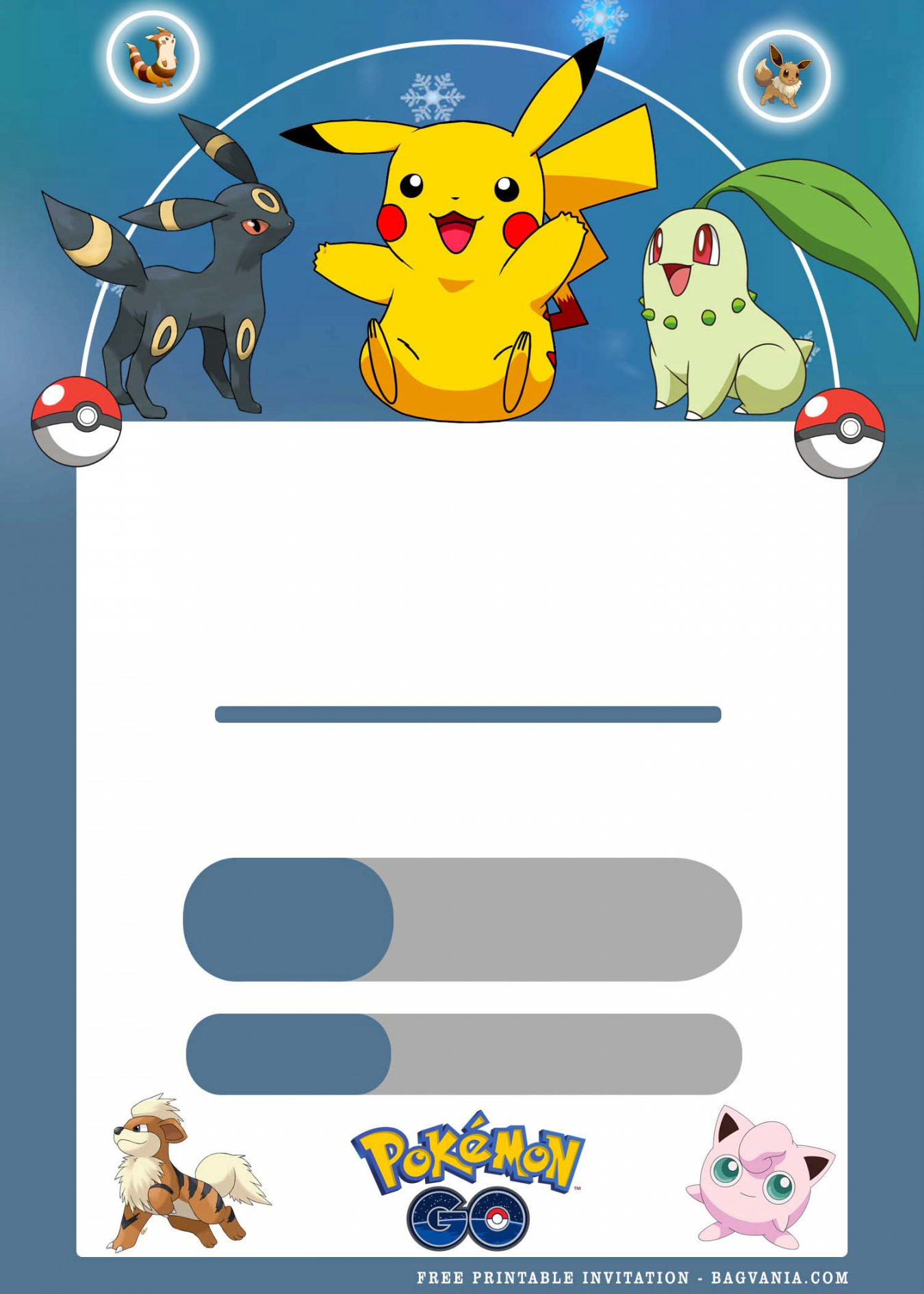 FREE Printable) – Pokemon Birthday Invitation Templates  FREE  - FREE Printables - Free Printable Pokemon Invitation Template