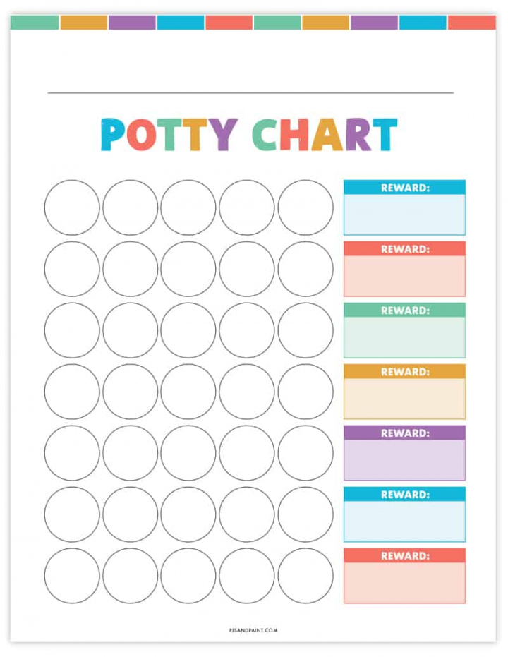 Free Printable Potty Training Chart  Free Instant Download - FREE Printables - Potty Training Sticker Chart Free Printable