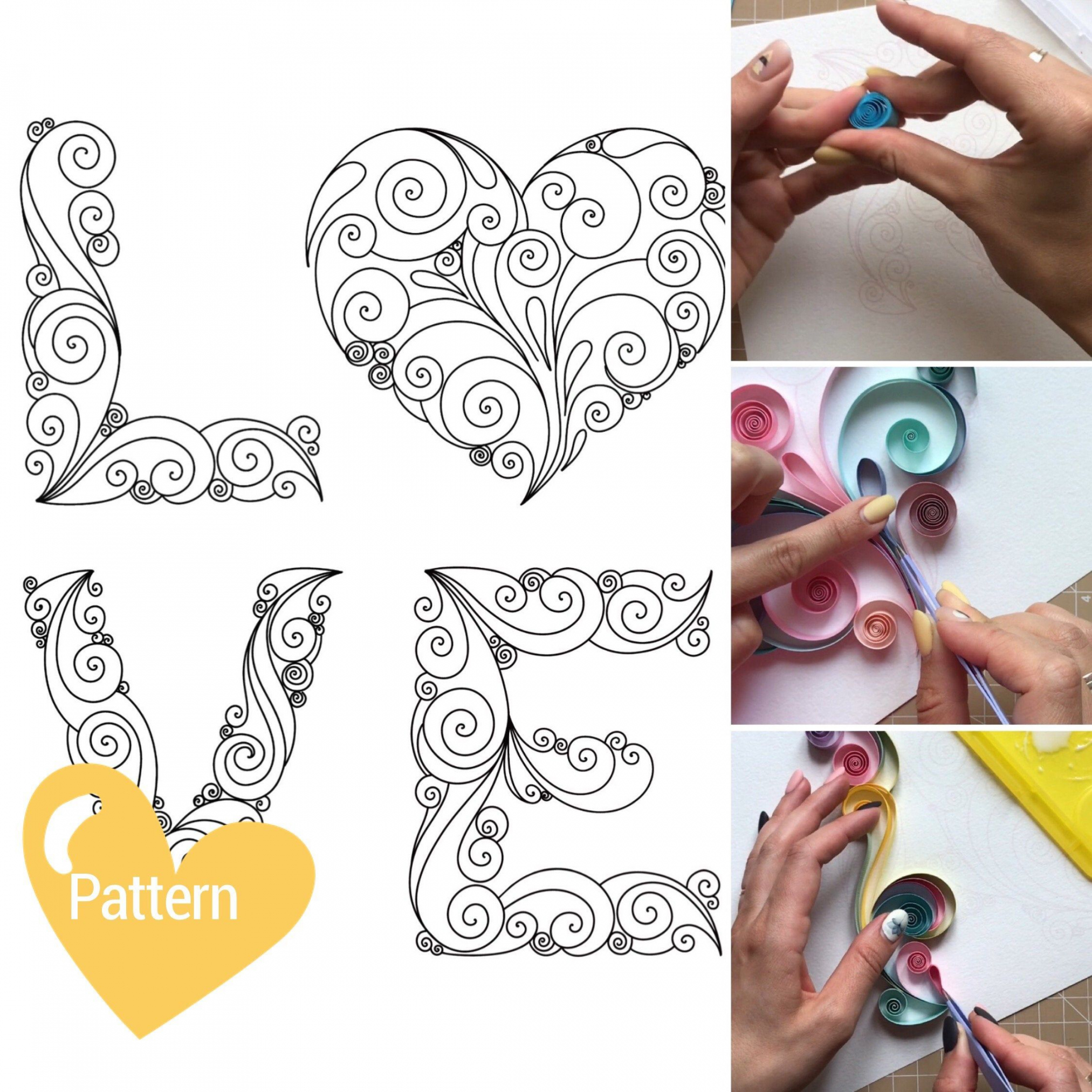 Free Printable Quilling Patterns - FREE Printables - Printable Paper Quilling Patterns Free