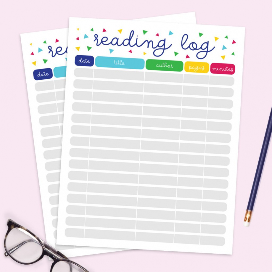 Free Printable Reading Log - Pineapple Paper Co - Reading Log Printable Free