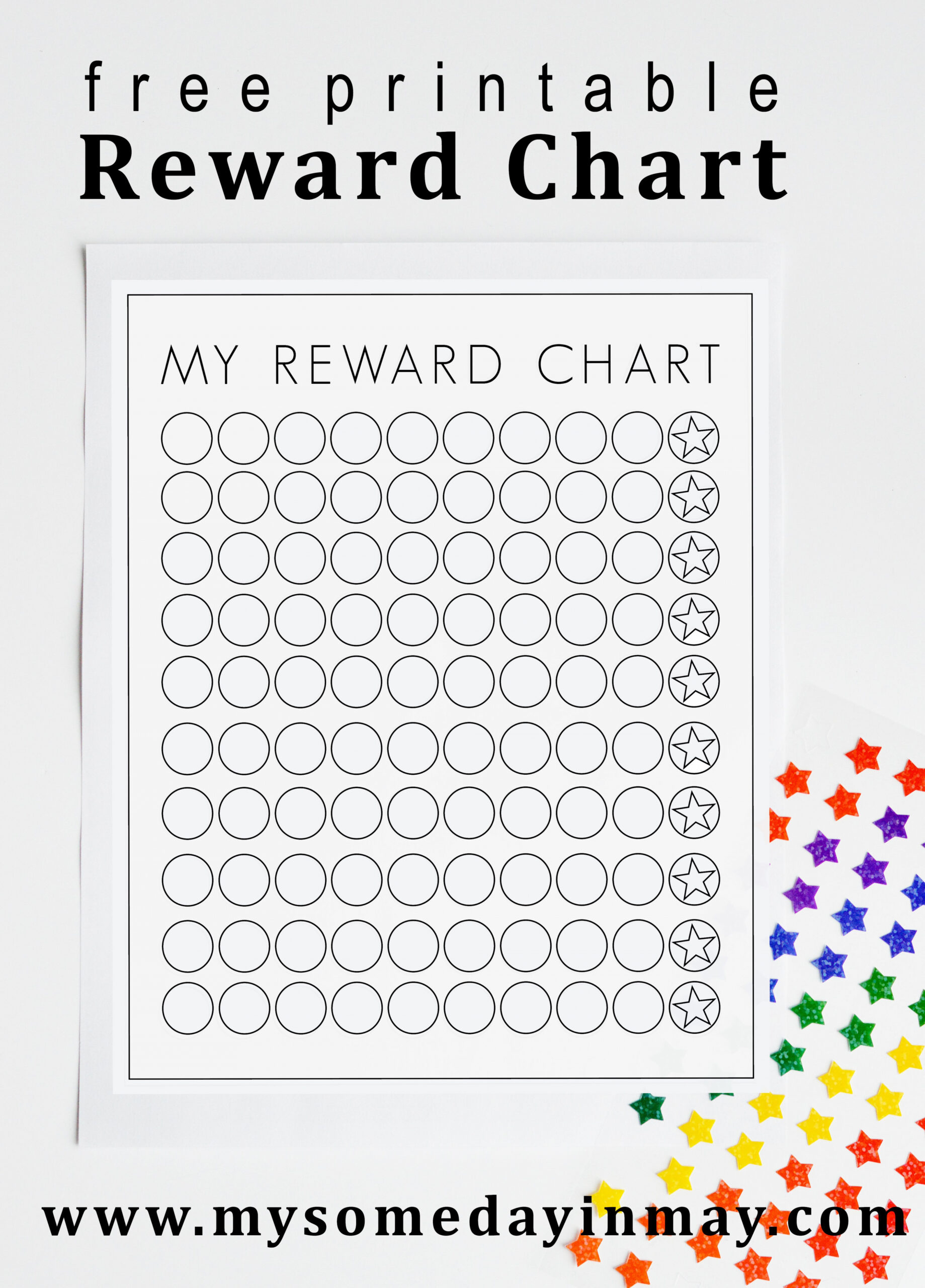 Free Printable Reward Chart  Sticker chart printable, Reward  - FREE Printables - Free Printable Sticker Chart