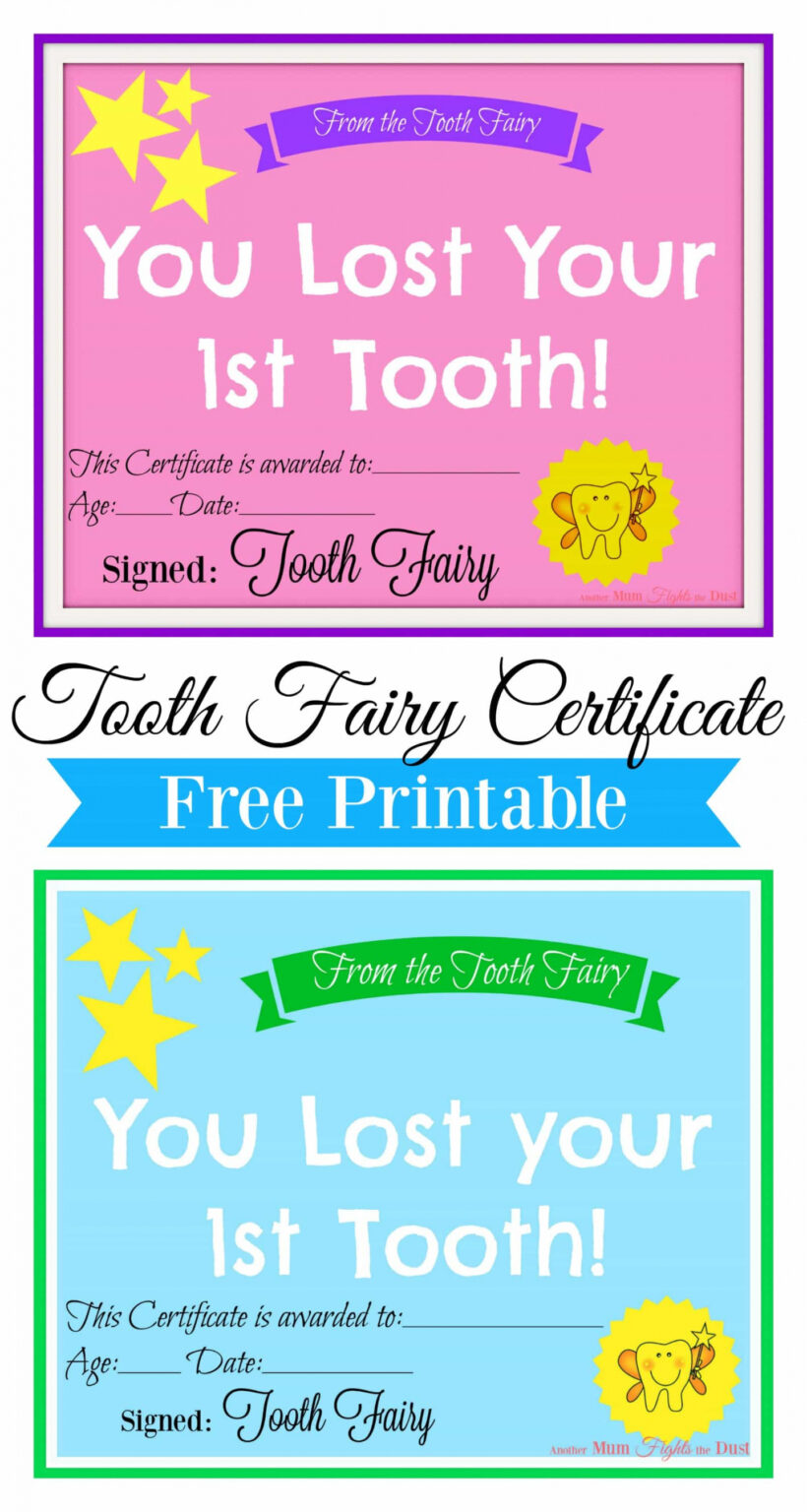 free-tooth-fairy-certificate