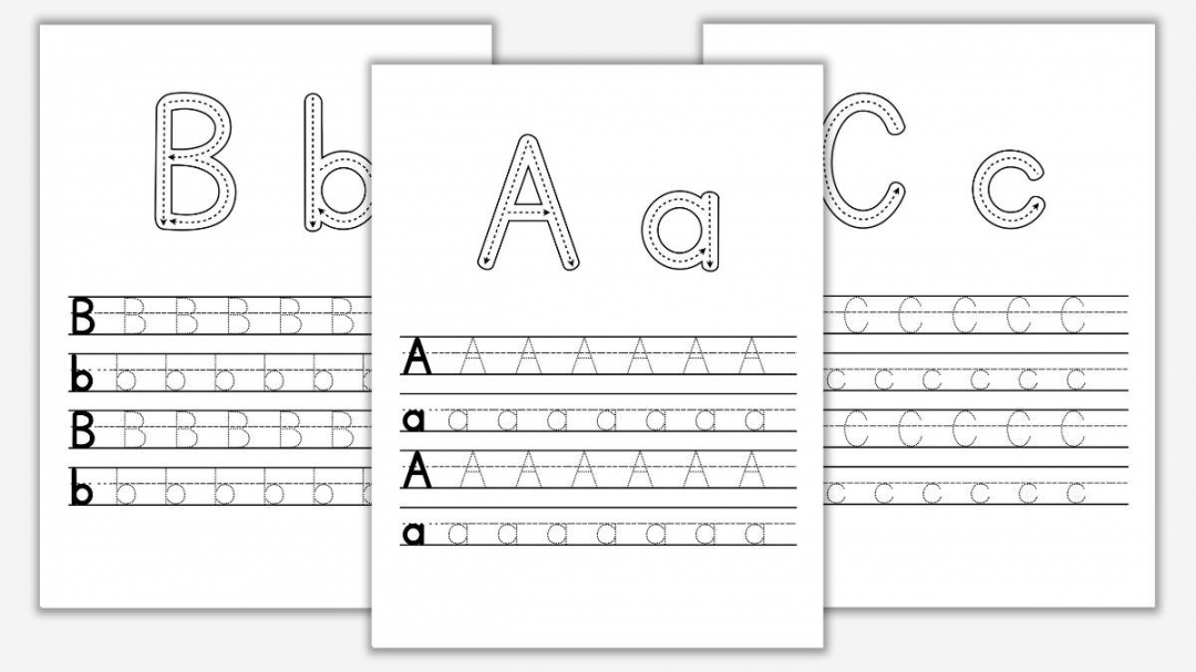 Free Printable Uppercase & Lowercase Letters Worksheets - The  - FREE Printables - Free Printable Alphabet Letters Upper And Lower Case