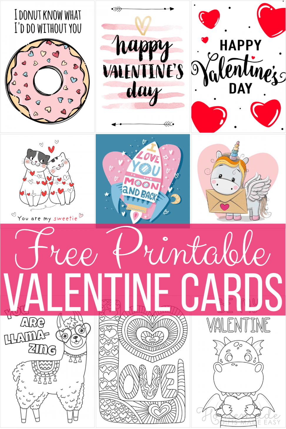 Free Printable Valentine Cards for  - FREE Printables - Free Printable Valentines Day Cards For Students