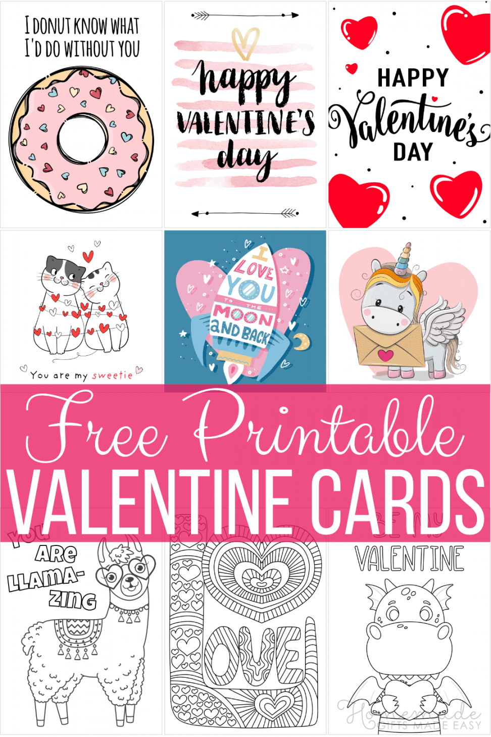 Free Printable Valentine Cards for  - FREE Printables - Free Printable Mini Valentine Cards