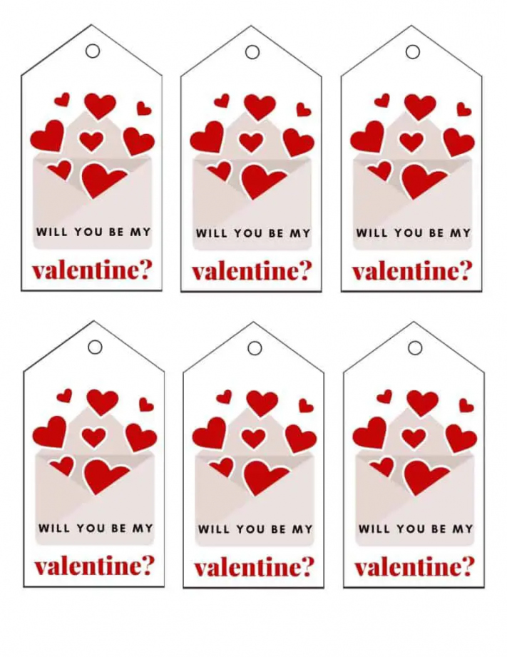 Template Free Printable Valentine Tags - FREE Printable HQ
