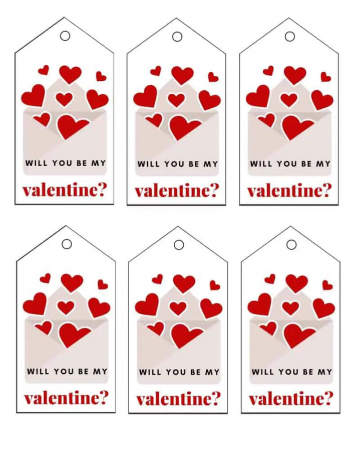 Free Printable Valentine Tags - Add A Little Adventure - FREE Printables - Template Free Printable Valentine Tags