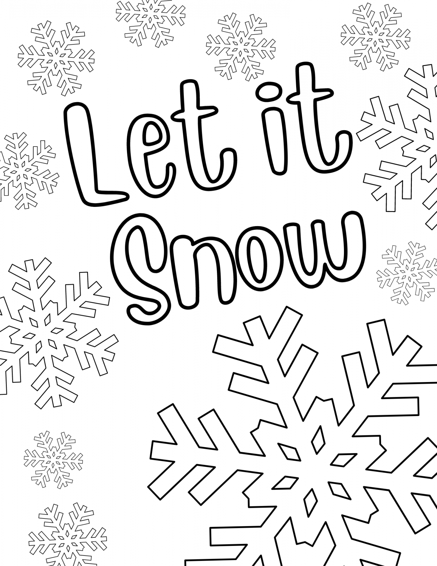 Free Printable Winter Coloring Pages for Kids - FREE Printables - Winter Coloring Pages Free Printable