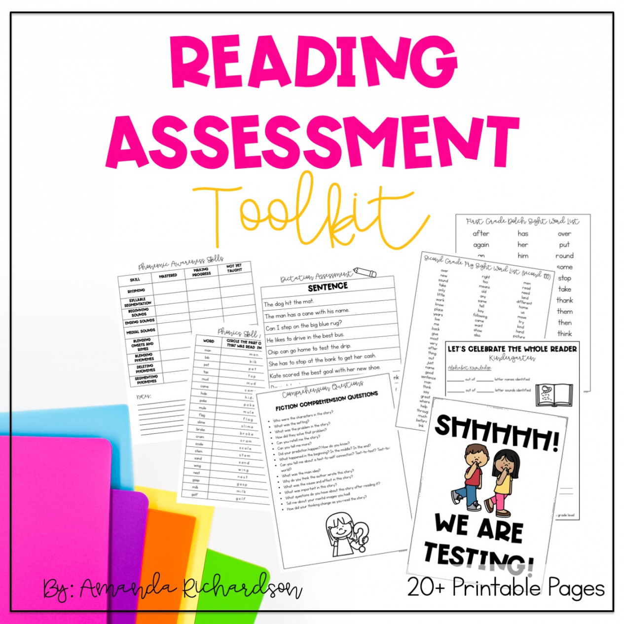 FREE Reading Assessment Tools for Teachers for Easier Testing - FREE Printables - Free Printable Grade Level Assessment Test