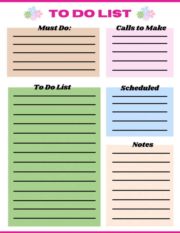 Free To Do List Printable Templates To Get You Organized  - FREE Printables - Free Printable To Do Lists To Get Organized