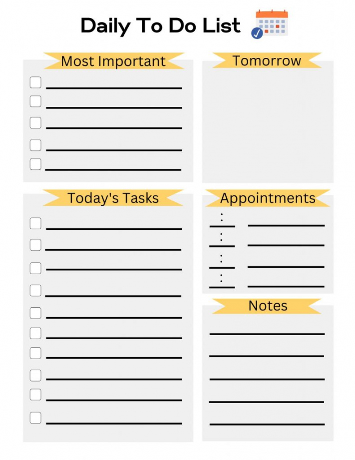 Free To Do List Printable Templates To Get You Organized  - FREE Printables - To Do List Printable Free