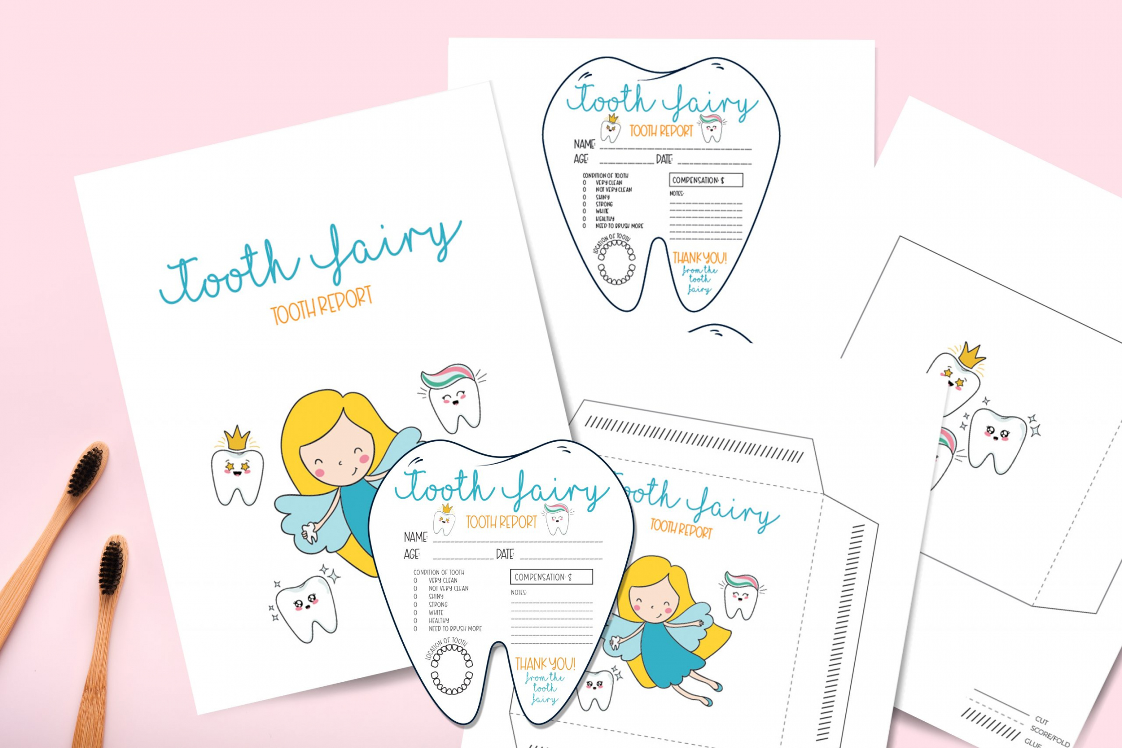 FREE Tooth Fairy Printable Note & Receipt For Extra Magic - FREE Printables - Tooth Fairy Free Printable