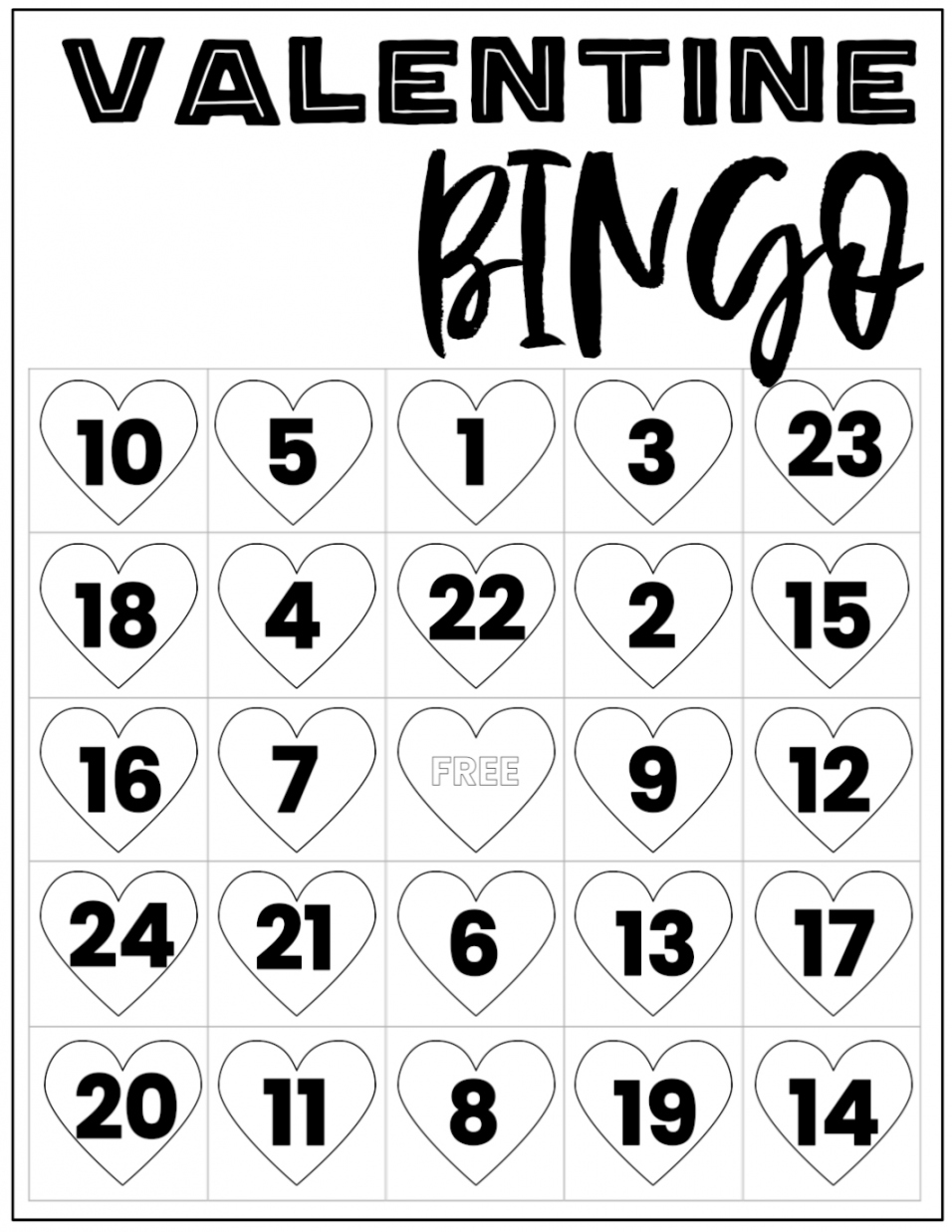 Free Valentine Bingo Printable Cards - Paper Trail Design - FREE Printables - Valentines Bingo Cards Free Printable