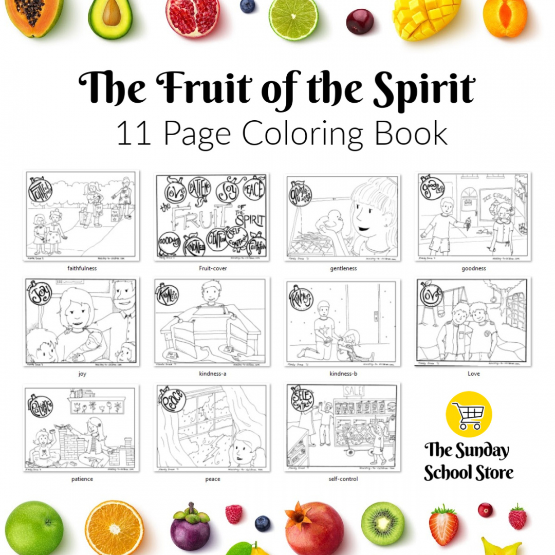 Fruit of the Spirit Coloring Pages (free printables) - FREE Printables - Free Printable Fruit Of The Spirit Lessons