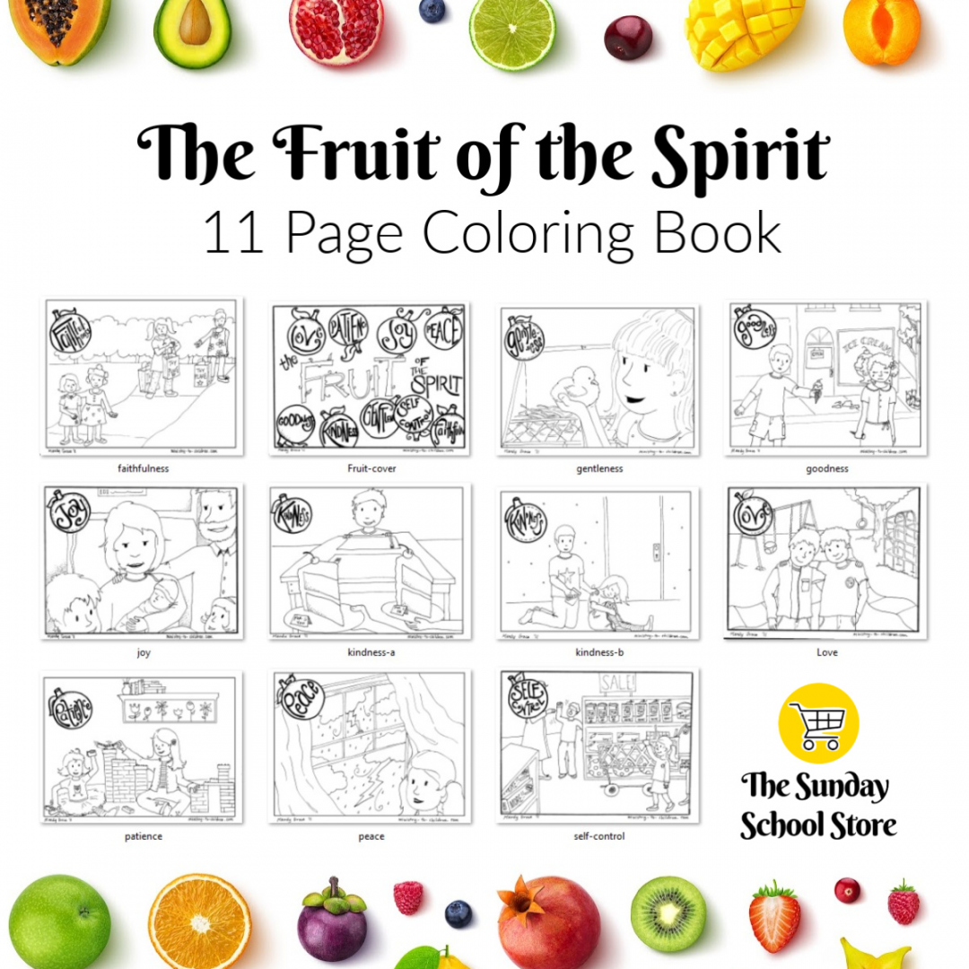 Fruit of the Spirit Coloring Pages (free printables) - FREE Printables - Free Printable Fruits Of The Spirit