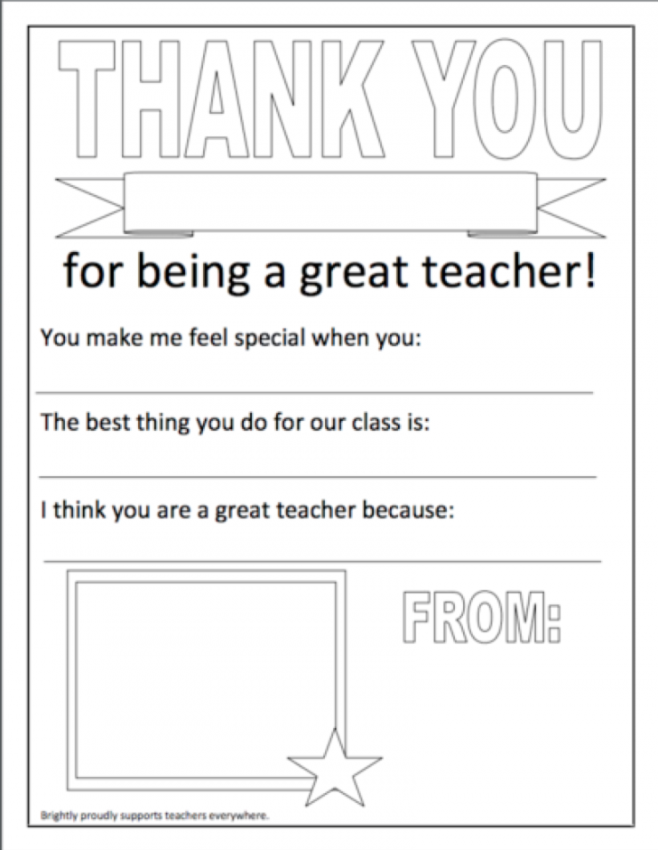 Fun and Easy Printables for Teacher Appreciation Week  Brightly - FREE Printables - Teacher Appreciation Free Printable