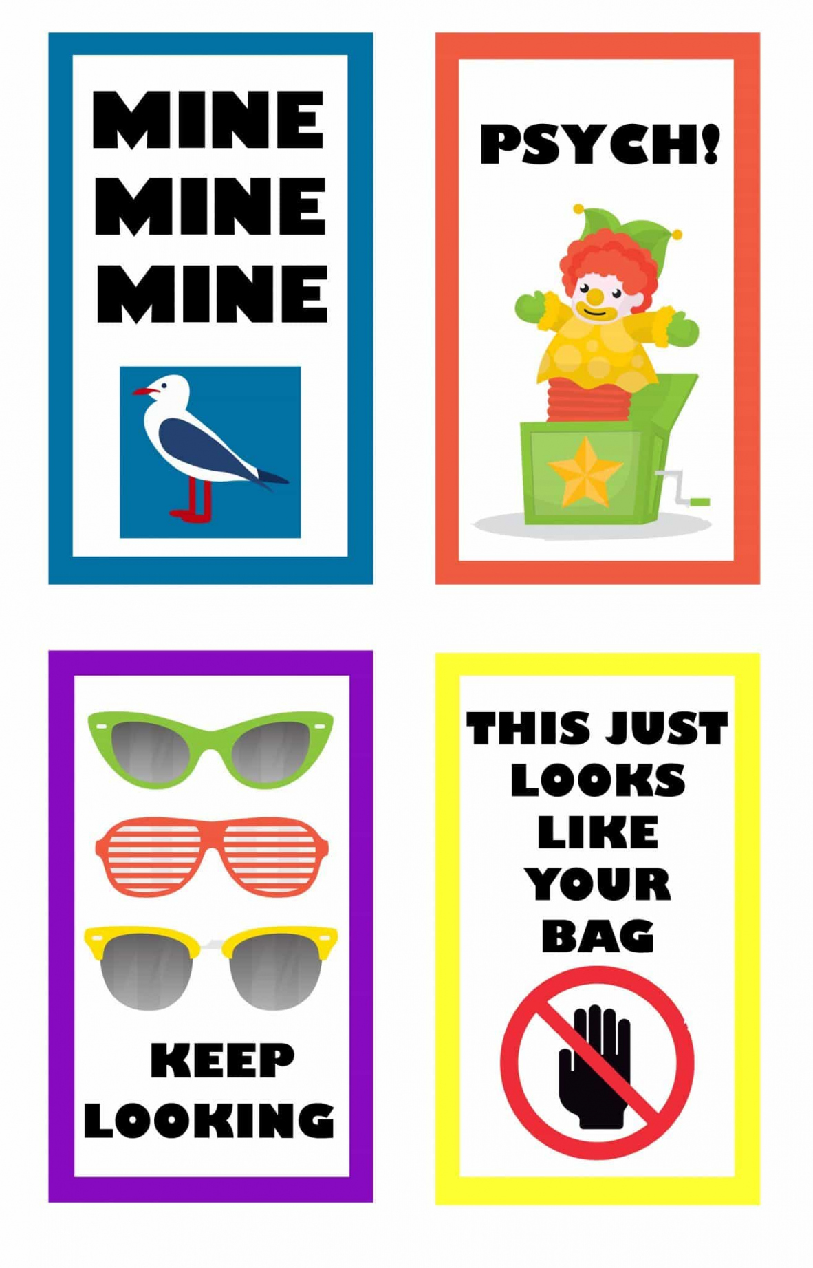 Funny Free Printable Luggage Tags - Sweet T Makes Three - FREE Printables - Free Printable Luggage Tags
