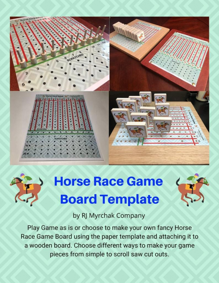 Horse Race Board Game Template - Etsy  Horse race game, Board  - FREE Printables - Free Printable Horse Race Game Board Template