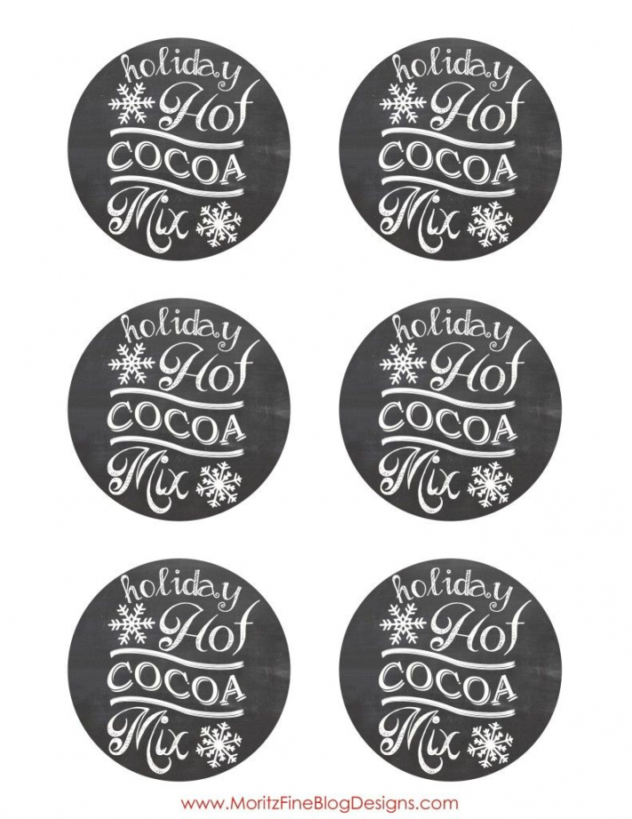 Hot Cocoa Mix - FREE Printables - Free Printable Printable Hot Chocolate Labels