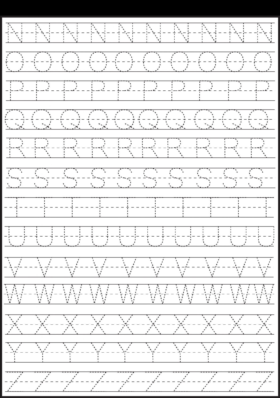 Letter Tracing –  Worksheets / FREE Printable Worksheets  Shape  - FREE Printables - Handwriting Free Printable Preschool Worksheets Tracing Letters