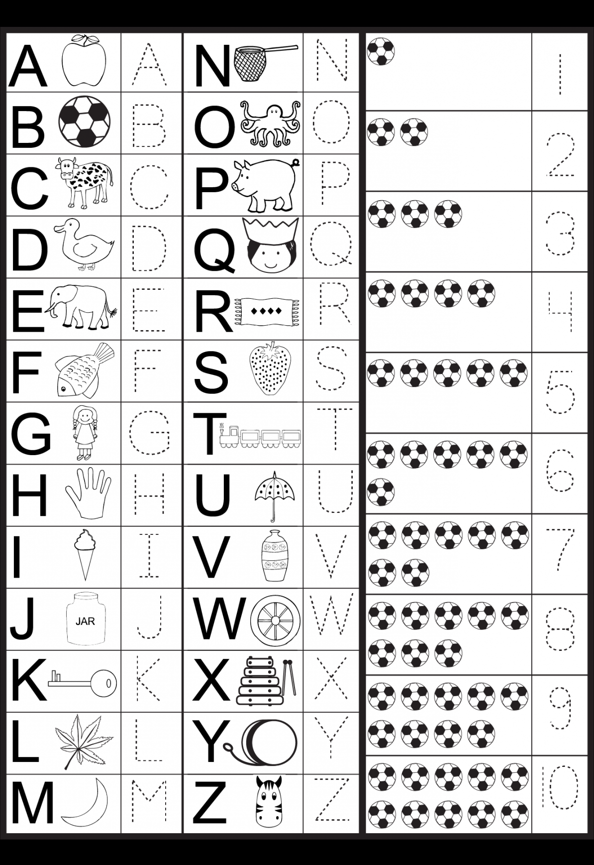 Letters And Numbers Tracing Worksheet  Tracing worksheets  - FREE Printables - Tracing Letters And Numbers Printable Free