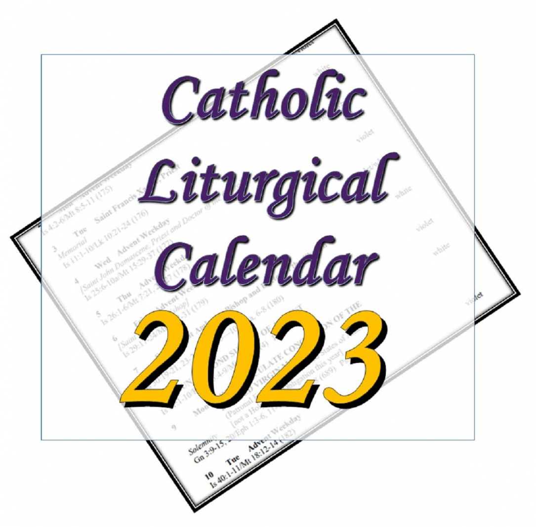 LiturgyTools - Free Printable Liturgical Calendar 2023
