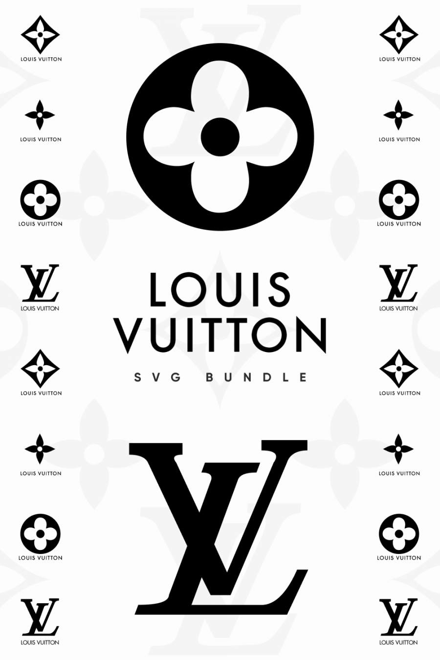 Louis Vuitton SVG Bundle - FREE Printables - Printable Louis Vuitton Svg Free