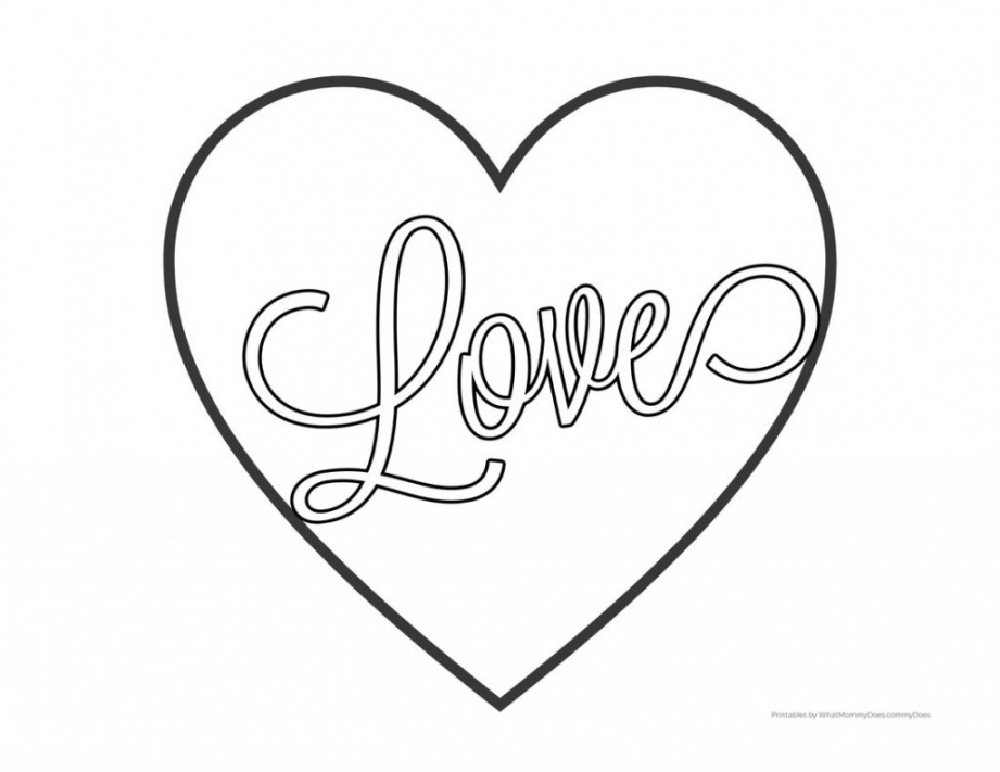 Love Heart Coloring Pages Free Printables! - What Mommy Does - FREE Printables - Free Printable Hearts Coloring Pages