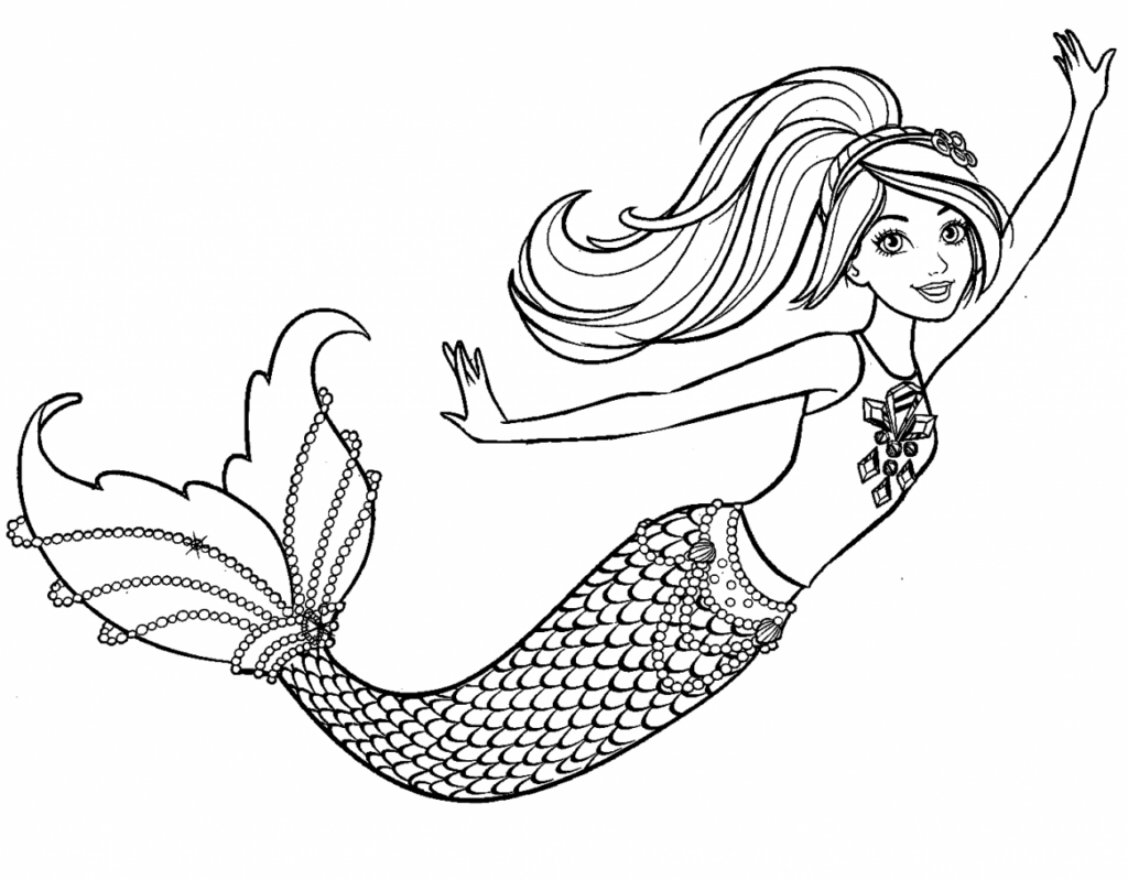 free printable mermaid tail coloring pages - FREE Printable HQ