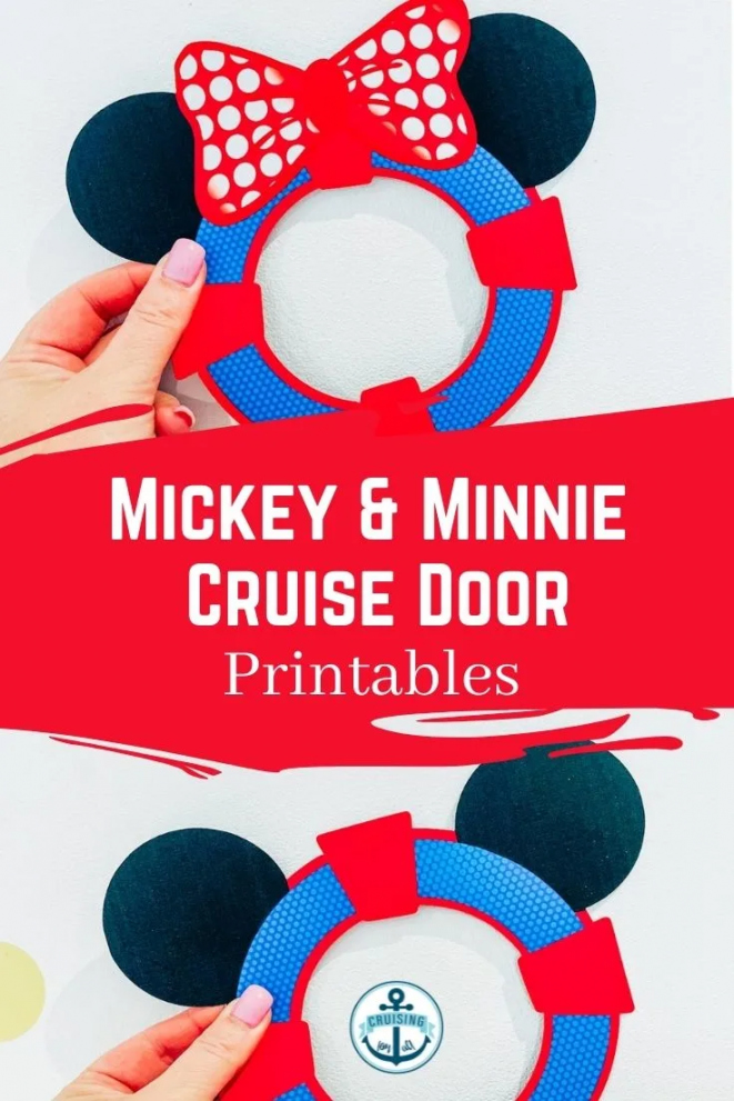 Mickey And Minnie Cruise Door Free Printables - Cruising For All - FREE Printables - Free Printable Cruise Door Decorations