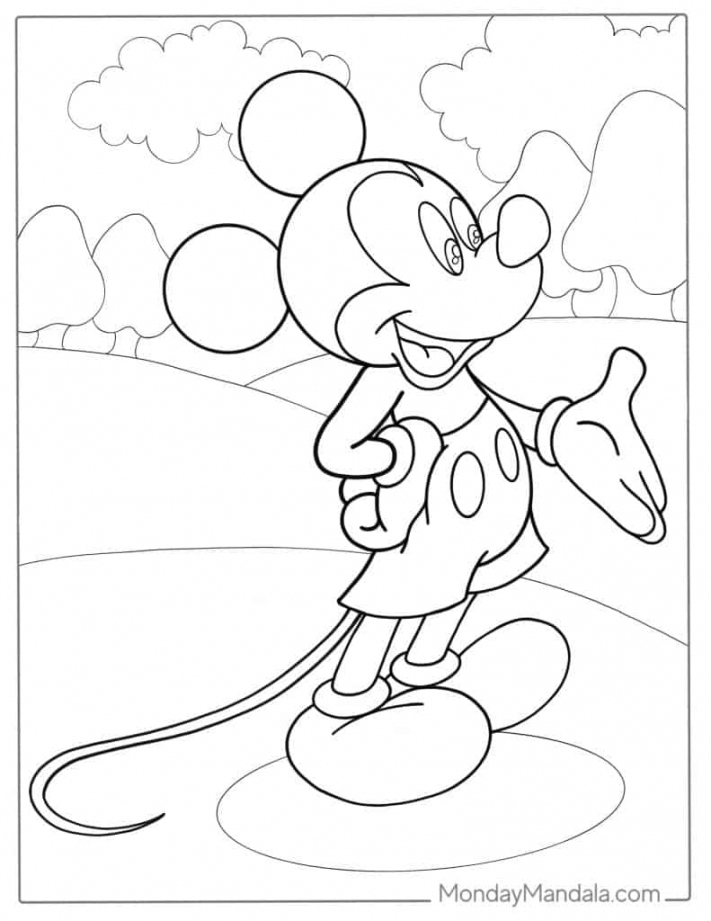 Mickey Mouse Coloring Pages (Free PDF Printables) - FREE Printables - Mickey Mouse Coloring Pages Free Printable