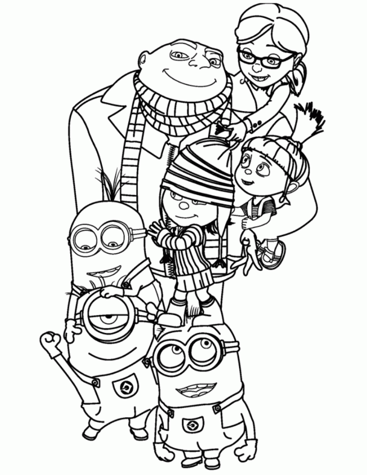 Minion Coloring Pages - Best Coloring Pages For Kids - FREE Printables - Minion Coloring Pages Free Printable