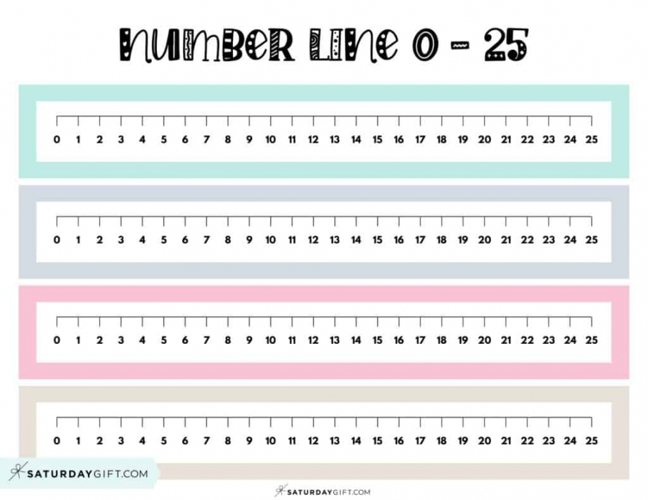 Number Line to  - Cute & Free Printables and Blank Worksheets - FREE Printables - Number Line Free Printable